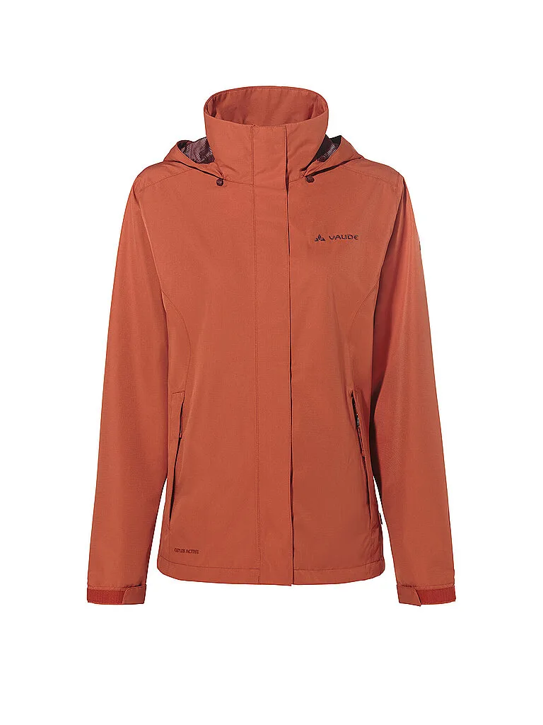 Giacca antipioggia da donna Escape Light arancione 38 - VAUDE - FashionsVida