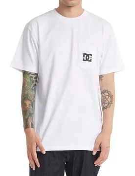T-shirt à Manches Courtes Dc Star Pocket White S - Dc shoes - FashionsVida