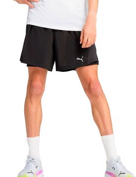 Run velocity 2in1 pantaloneta técnica hombre Negro (XL)