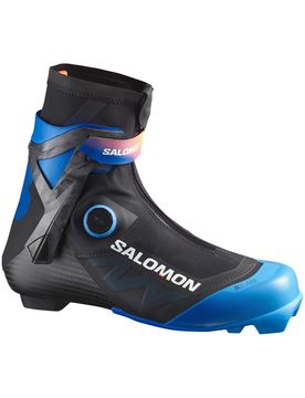 Nordischer Skilanglaufschuh Skating S/Lab Skate Boa Black/Race Blue X Größe 42 schwarz