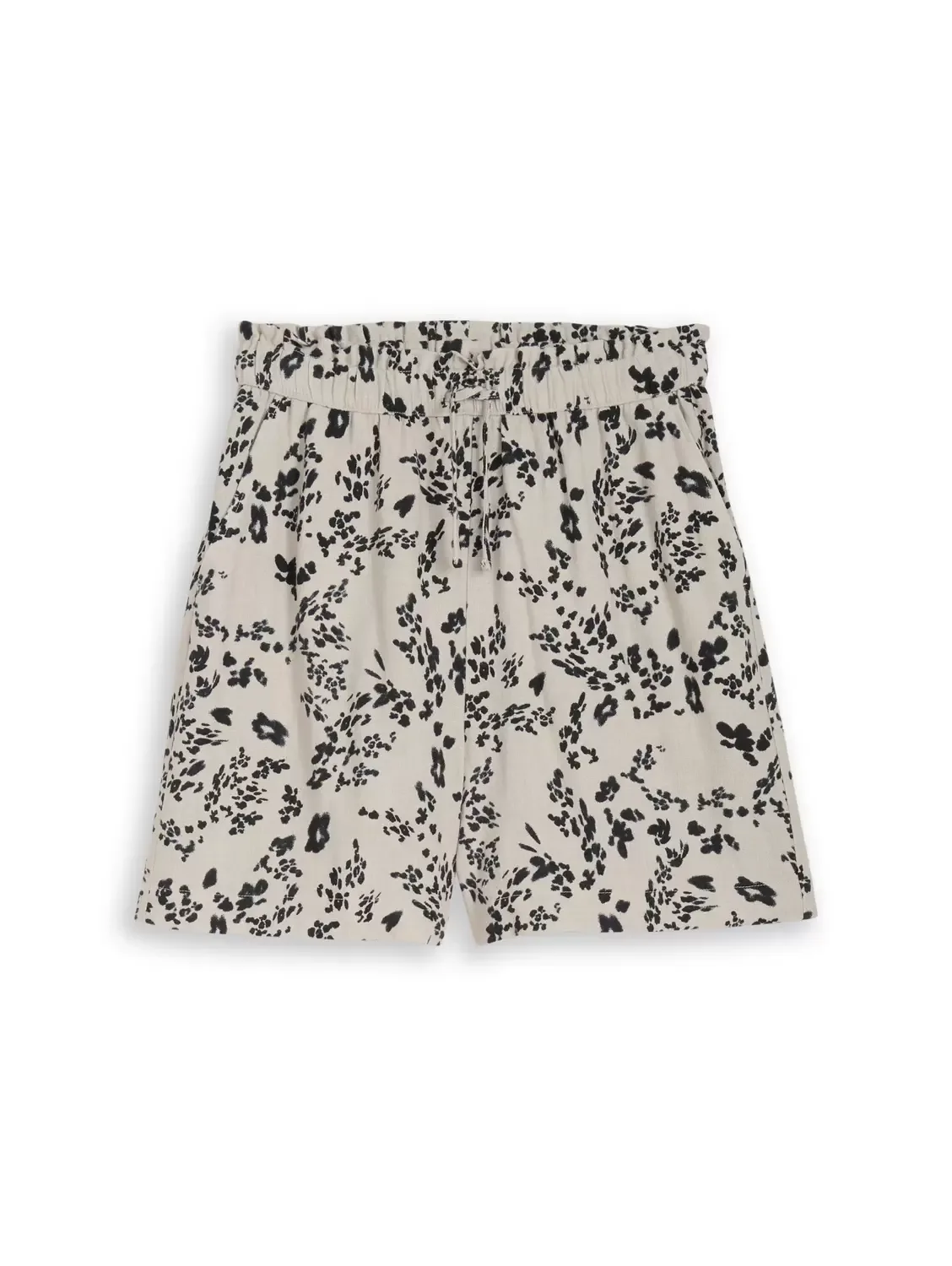 Loose fit linen shorts female - S - FashionsVida