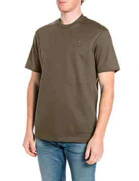 Maglietta A Maniche Corte M317 .000.2380 Mud 2XL - Replay - FashionsVida