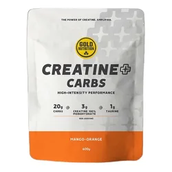 Creatina +carboidrati In Polvere Arancia 600g Multicolor