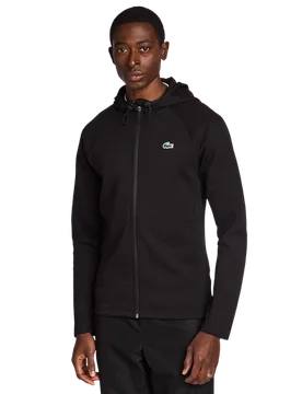 Interlock Herren Trainingsoberteile - Schwarz - Größe S - Poly Fleece Black S - Lacoste - FashionsVida