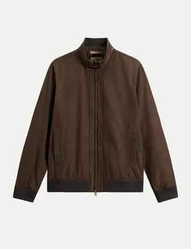 Bomberjacke Light Ramar Braun L - Woolrich - FashionsVida