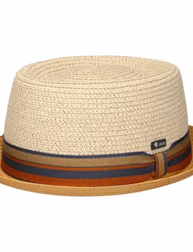 Manavela Pork Pie Straw Hat by - nature-curry - Female - Size: M (56-57 cm) - Lipodo - FashionsVida