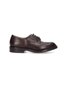 Men's Leather Flat Lace-Up Shoes