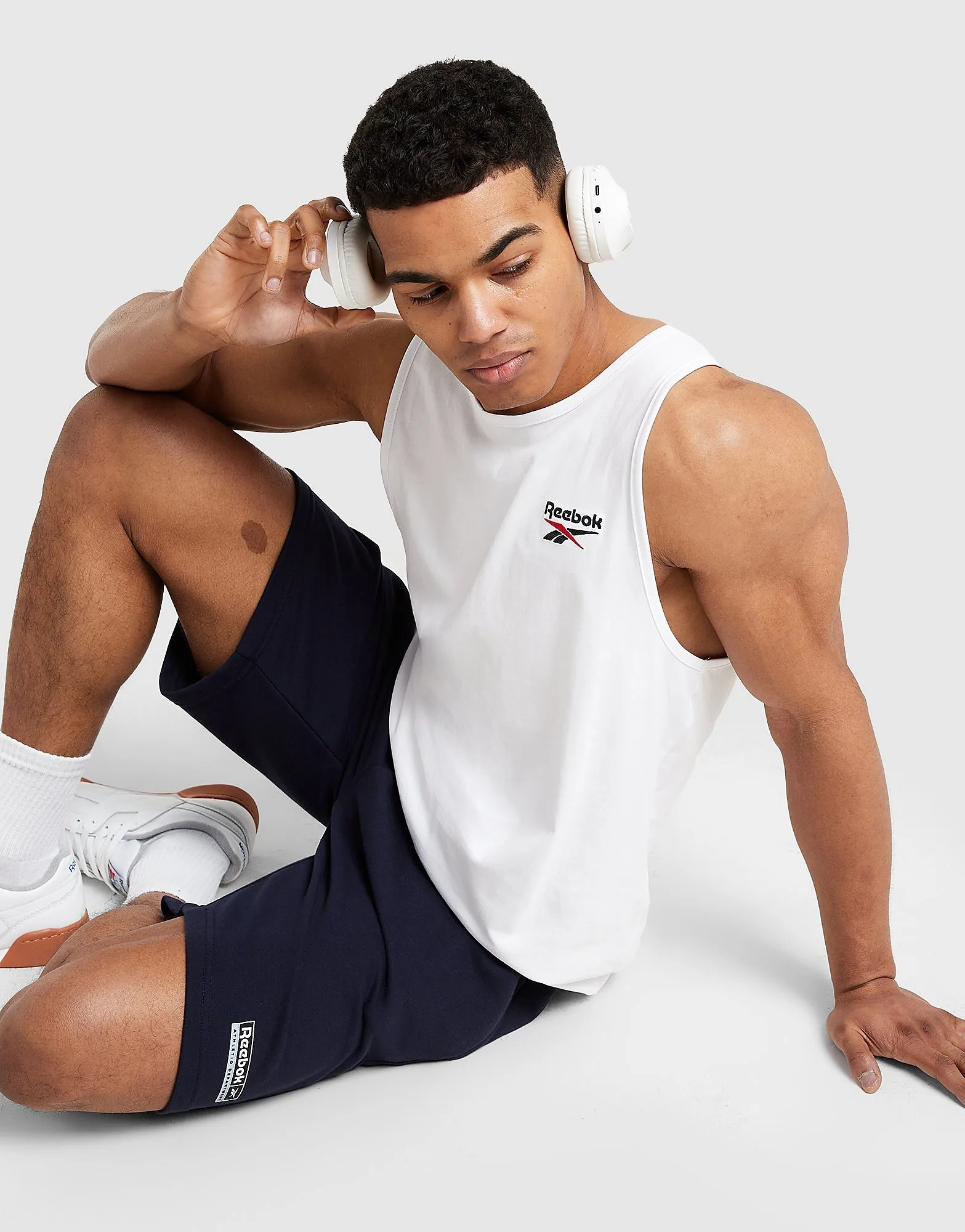 Core Vest - Herren, Weiss - male - Size: S - Reebok - FashionsVida