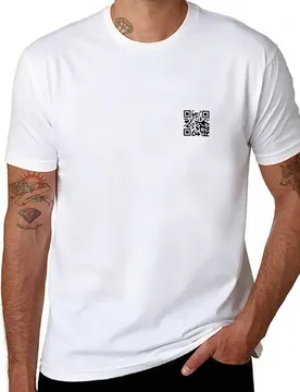 T shirt man T-Shirt 100% men Rick tshirt cotton roll code QR - Aliexpress - FashionsVida