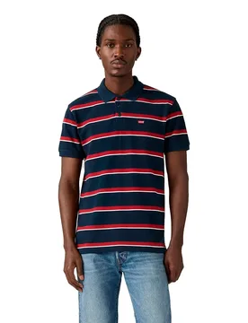 Polo A Maniche Corte New Housemark Alden Stripe Navy L - Levi´s ® - FashionsVida