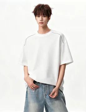 Summer Men's Fashion Casual Loose Cotton Button-Down Short-Sleeved T-Shirt - Aliexpress - FashionsVida