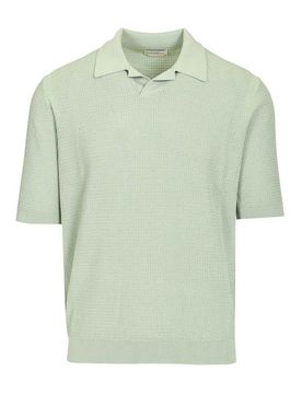 Ballantyne Polo con motivo waffle