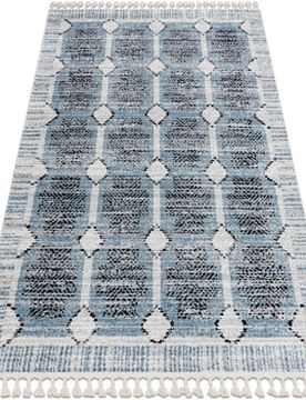 Teppiche Modern Teppich Belle Br22a Beige / Blau 120x170 Cm 120x170 Cm