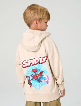 Felpa con cappuccio Spidey & His Amazing Friends - beige
