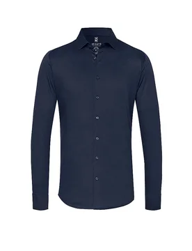 Desoto Camicia in jersey blu M - DeSoto - FashionsVida