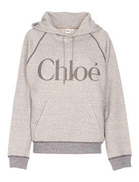 Chloe' Felpa con cappuccio grigio