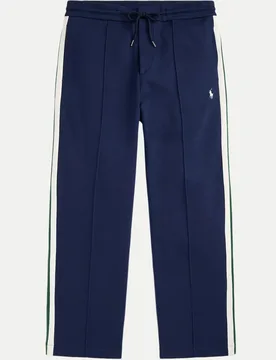 Polo Sweatpants aus einem strukturierten Baumwoll-Mix Blau M - Ralph Lauren - FashionsVida