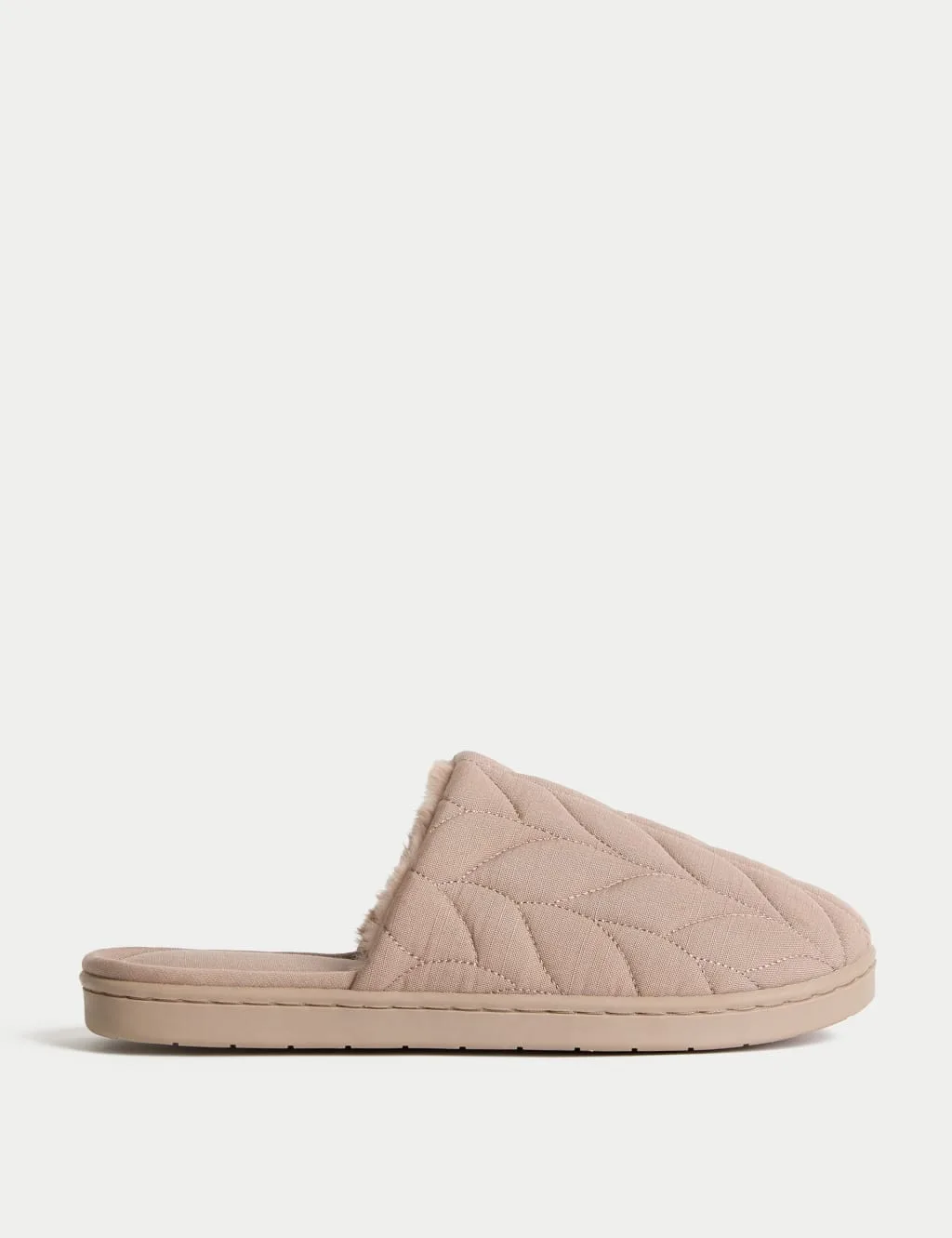 Mule Slippers with Secret Support Mauve female - M&S - FashionsVida