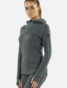 Merino Womens Zip Thru Hoody - - Size: 10 - Surfanic - FashionsVida