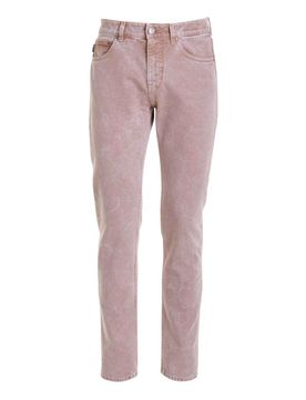 Jeans con tasca applicata