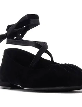Bailarinas de mujer con cintas de terciopelo - XTI - FashionsVida