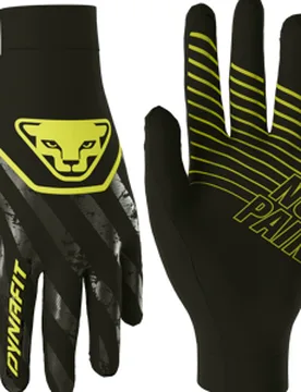 TRAIL REFLECTIVE GLOVES Unisex Black Out/Yellow M - Dynafit - FashionsVida