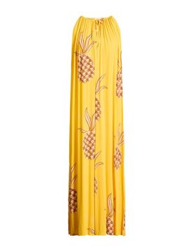 SIYU Maxi-Kleid Damen Gelb 34 Damen