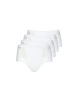 Slip MAXI CHIC Pack de 4 Blanco blanco 40