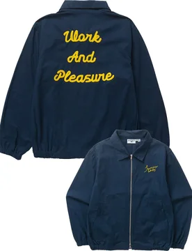 Blouson en coton biologique - Twill Work Jacket Dark Navy en Coton - Taille L - Service Works - FashionsVida