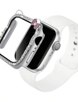 Set de 2 correas de reloj deportivas de silicona, compatibles con de 40mm, 41mm, 42mm, 44mm, 45mm, 46mm y 49mm, unisex, suaves y resistentes al agua, - Shein - FashionsVida