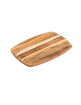 Tabla de cortar ELEGANT 36x42cm madera de teca marrón - Teakhaus - FashionsVida