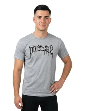 T-shirt à Manches Courtes One-liner Sport Grey M