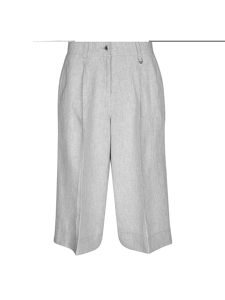 Pantalones cortos de lino BRITT gris 46 - Mac - FashionsVida