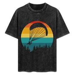 Vintage Design - Paramotor T-Shirt Basic Solid Color Short Sleeve T-Shirt