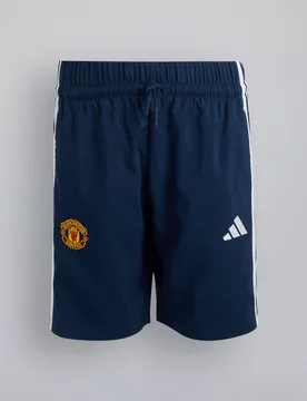 Manchester United x Kids Essentials CLIMACOOL Shorts Blue 13-14Y - Adidas - FashionsVida