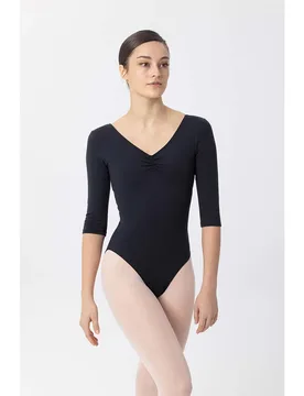 Justaucorps à Manches Courtes Sup F Black L - Intermezzo - FashionsVida