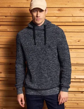Street One Two Tone Funnelneck Pullover male Blau