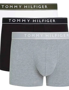 Boxers Um0um03520 3 Unités Mid Heather / Black / TH White 2XL - Tommy hilfiger - FashionsVida
