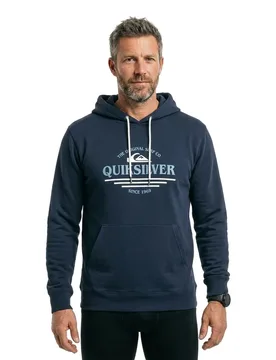 Felpa Screen Classic Surf Dark Navy L - Quiksilver - FashionsVida