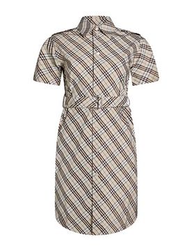 Minivestido Mujer Beige 32,36,38 Mujer