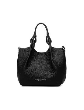 Ledertasche - Hobo Bag DUA Small schwarz damen