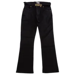 Denim Nero C/cintura Logata Oro F4PIJGDP001