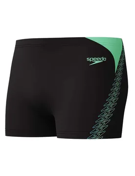 Hyperboom Splice Swimming Shorts Black / Alfalfa Green 34 Men - Speedo - FashionsVida
