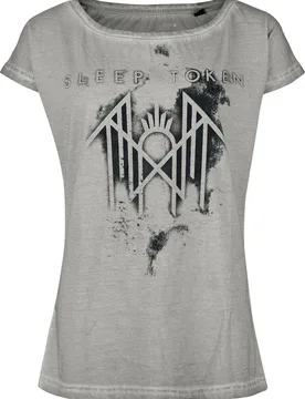 T-Shirt - Take Me Back - S bis 3XL - für Damen - Größe L - grau - EMP exklusives Merchandise! - Frauen - female - Sleep Token - FashionsVida