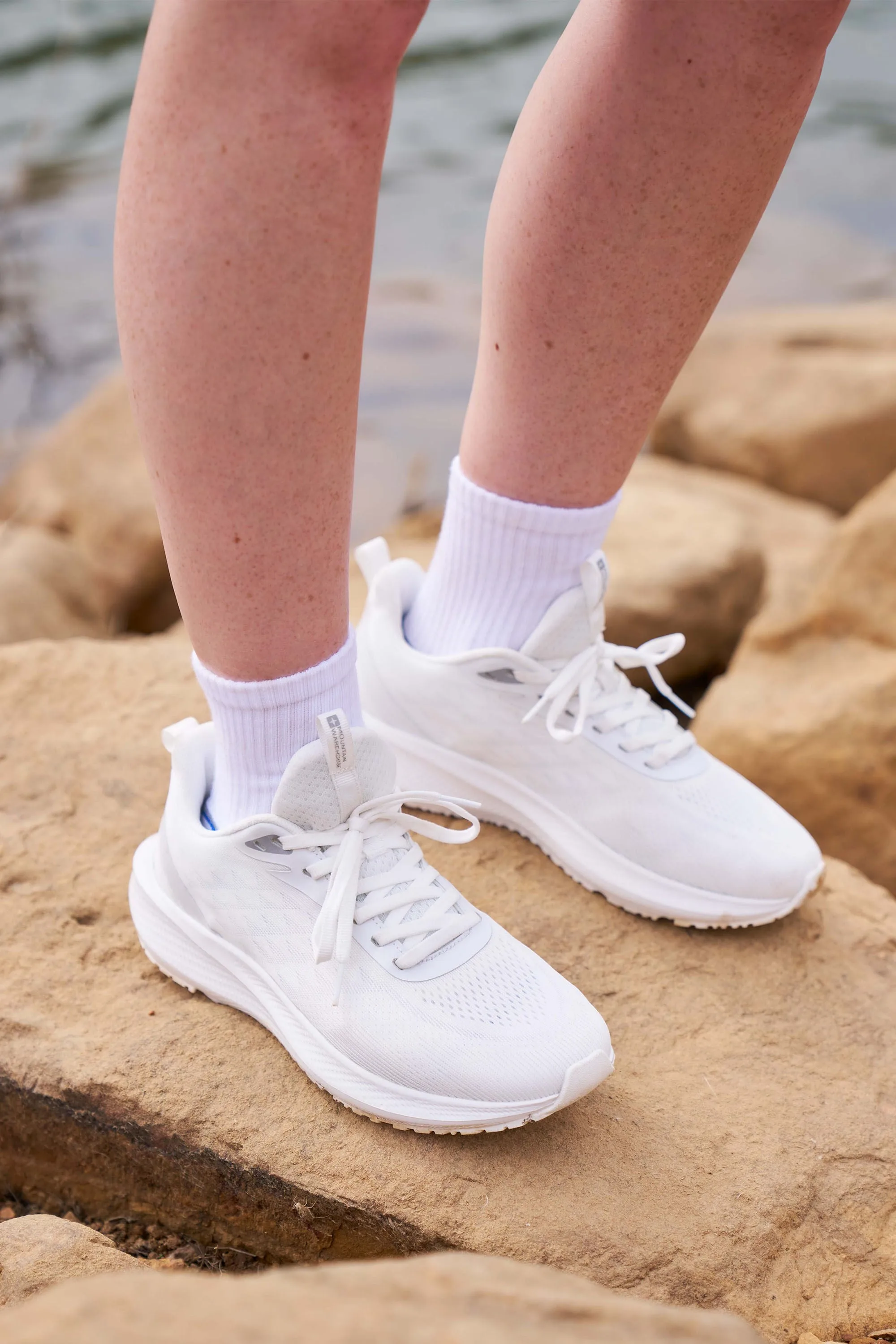 Nimble Womens Lightweight Active Shoes - White - White - Size: 5 - Mountain Warehouse - FashionsVida