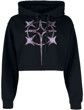 Gothic Kapuzenpullover - Magic Wand - M bis XL - für Damen - Größe M - schwarz - Frauen - female - Outer Vision - FashionsVida