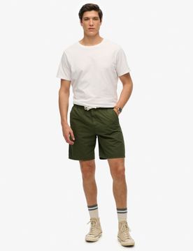 Superdry Herren Essentials Walk Shorts Green - Größe: S