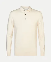 Poloshirt mit One-Piece-Kragen Beige S