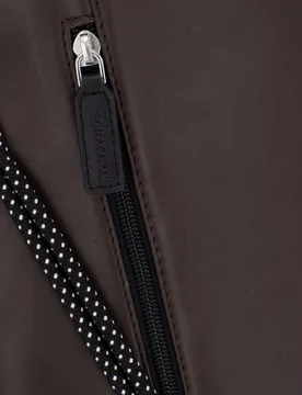 Mochila fina de mujer de piel - Scharlau - FashionsVida