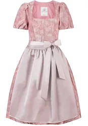 Dirndl Pearl (rosa, Gr. 48) von Heimatgwand für Damen, 100% Polyester